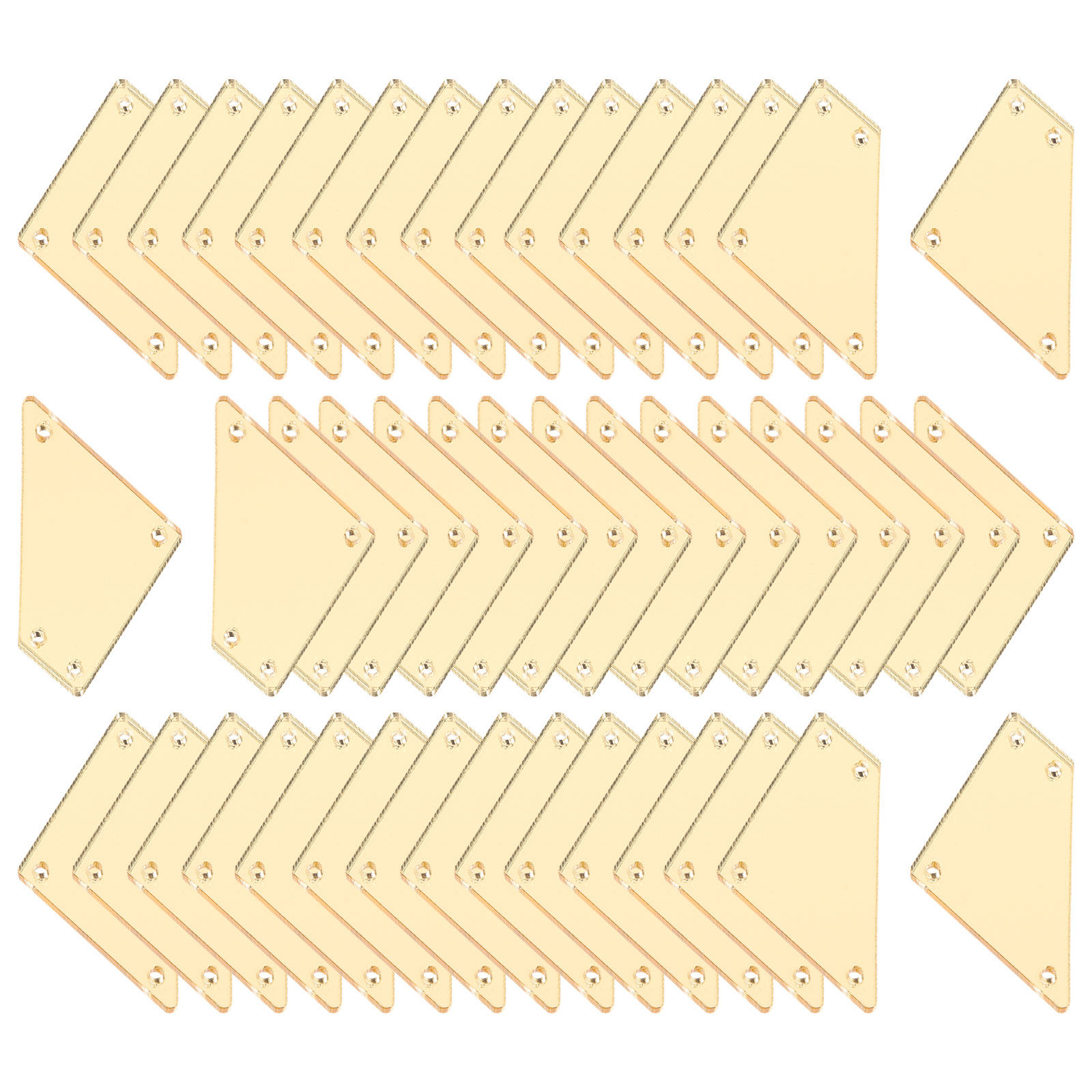 Sew On Rhinestone - 50Pcs Acrylic Mirror Rhinestone DIY Accessories
