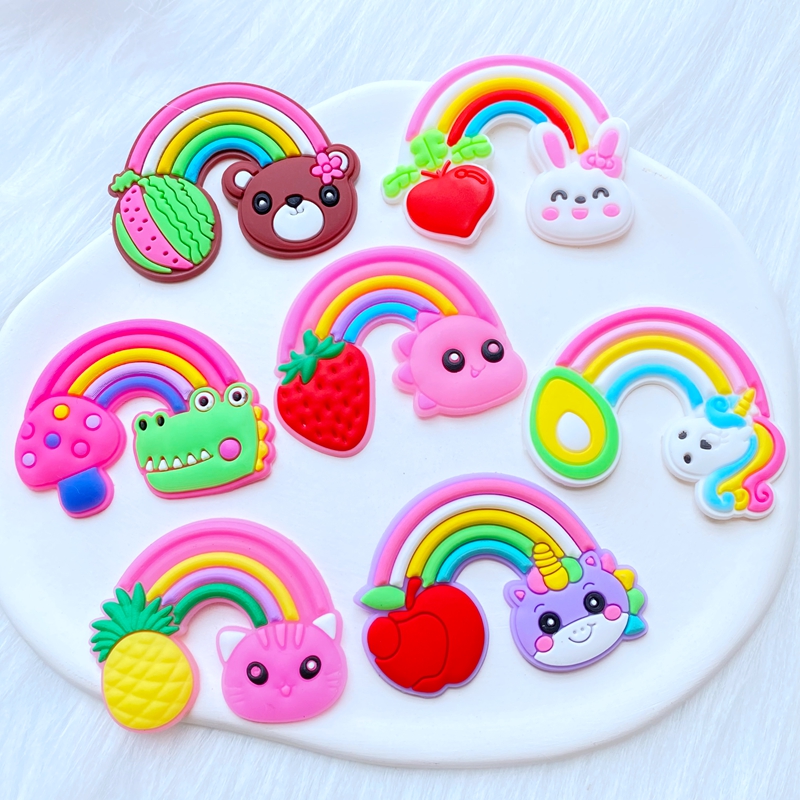 10Pcs New Cute Fruit Animal Ra – Embellishment Glue Craft Bewertung und Preis