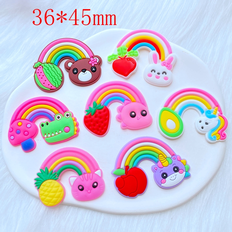 10Pcs New Cute Fruit Animal Ra – Embellishment Glue Craft Bewertung und Preis