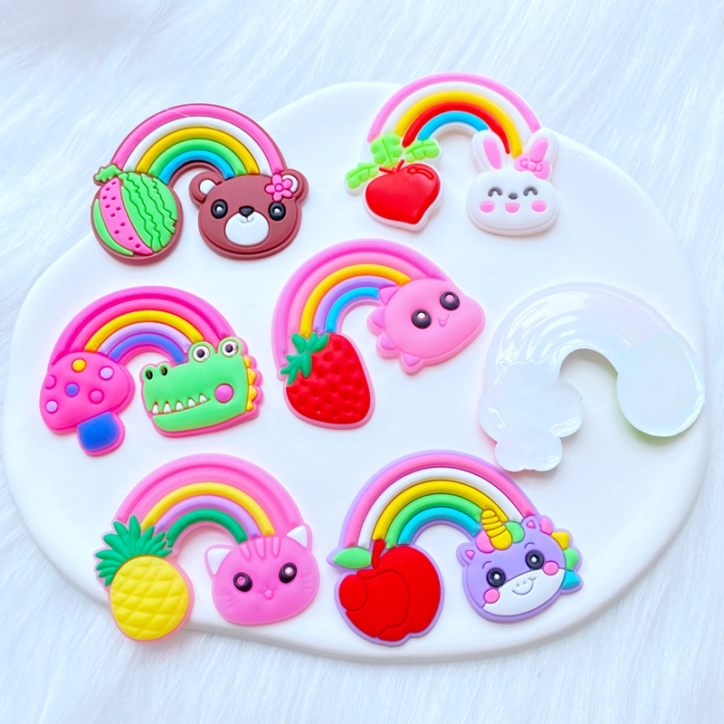 10Pcs New Cute Fruit Animal Ra – Embellishment Glue Craft Bewertung und Preis