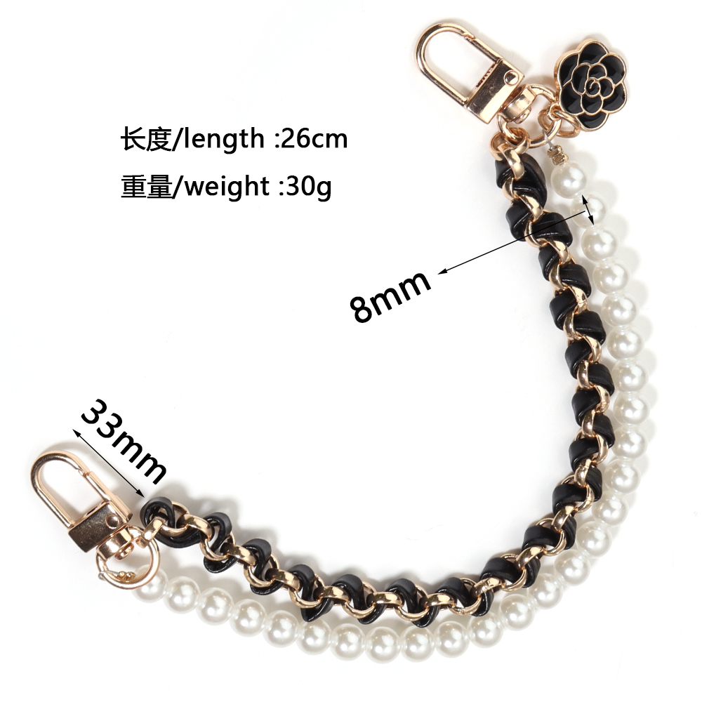 1 Strand/Lot Leather Imitation – Pearl Trim Chain Bewertung und Preis