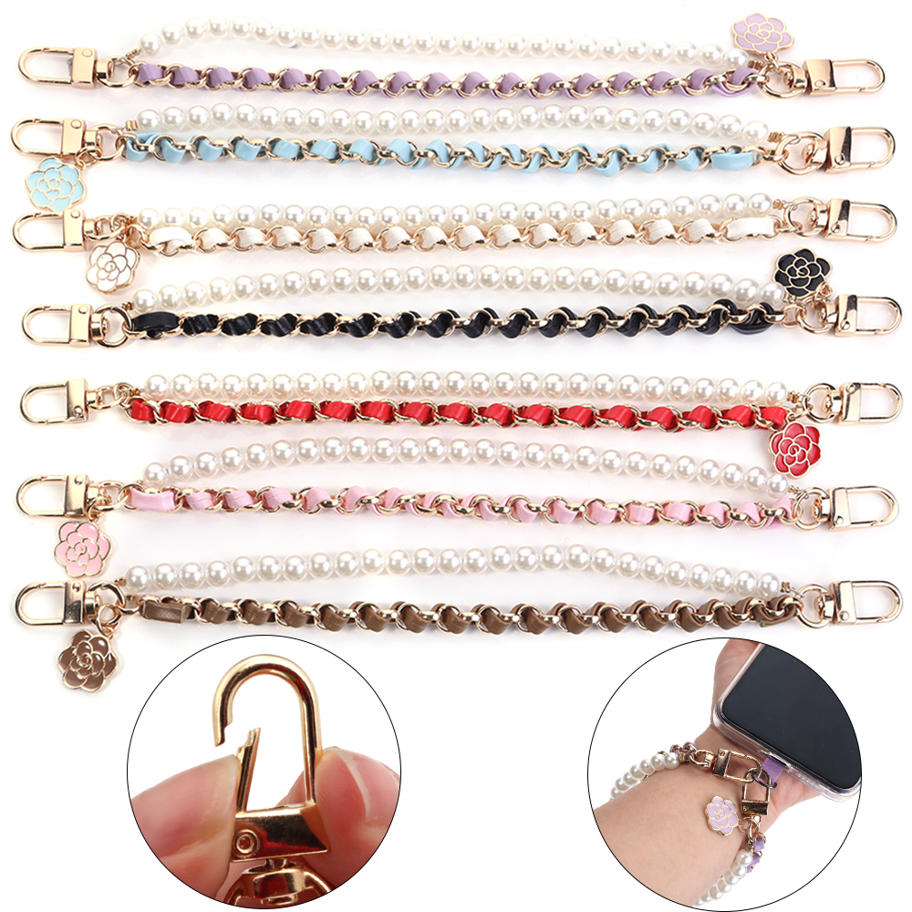 1 Strand/Lot Leather Imitation – Pearl Trim Chain Bewertung und Preis
