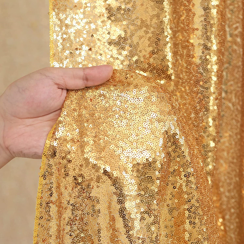 Gold/Silvery Sequin Backdrop C – Sequin Fabric Panel Bewertung und Preis