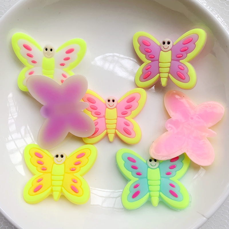 10pcs Cute Large butterfly PVC – Embellishment Glue Craft Bewertung und Preis