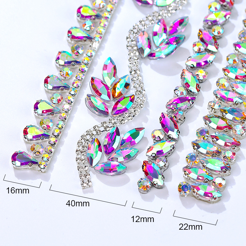 QIAO Rhinestone Trim Crystal A – Crystal Mesh Fabric Bewertung und Preis
