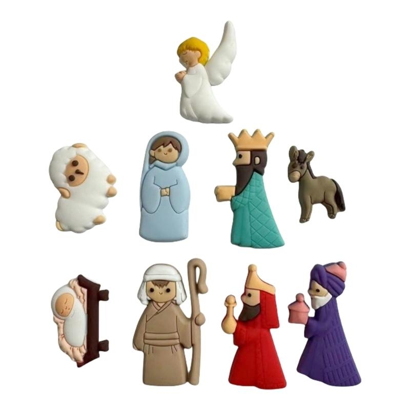 652F 9Pieces Nativity Scene Ch – Christmas Craft Embellishment Bewertung und Preis