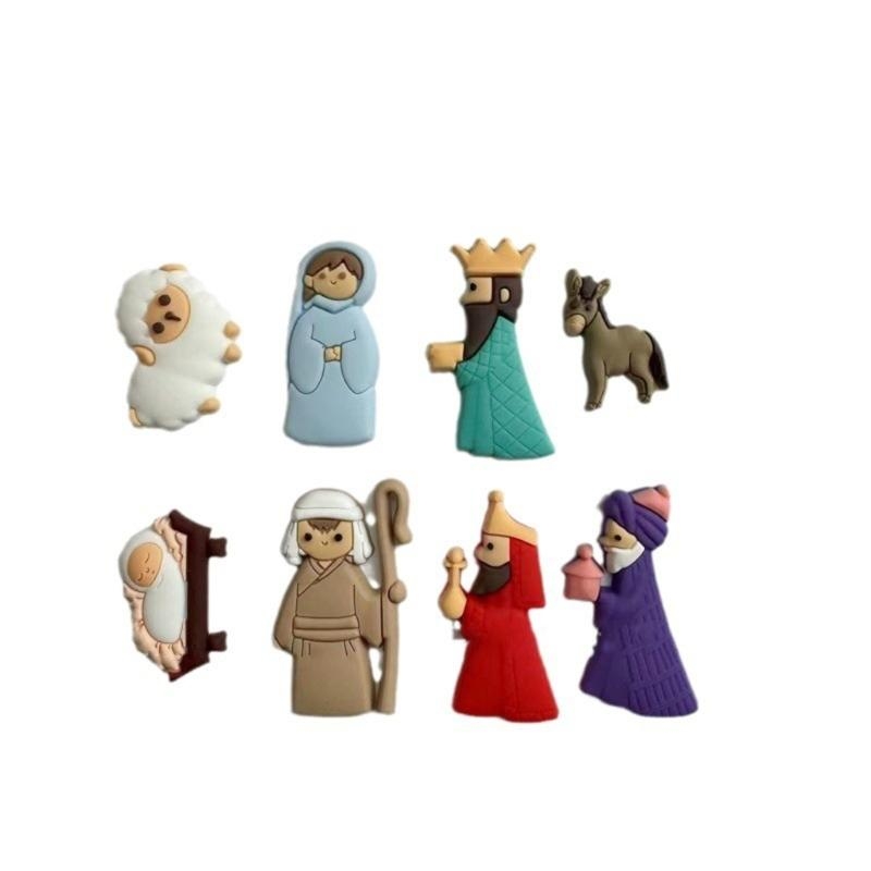 652F 9Pieces Nativity Scene Ch – Christmas Craft Embellishment Bewertung und Preis