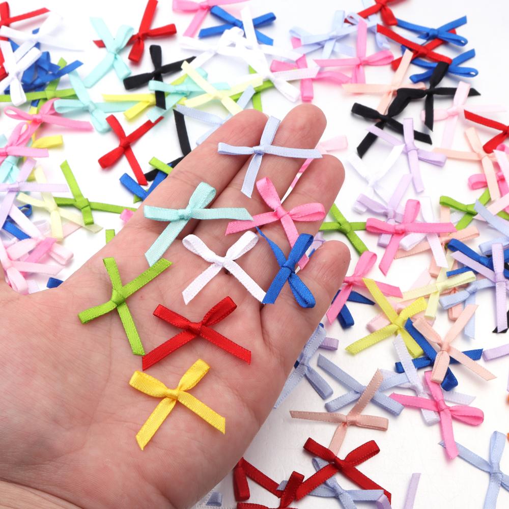 50Pcs 2.5x3cm Ribbons Mini Sat – Christmas Craft Embellishment Bewertung und Preis