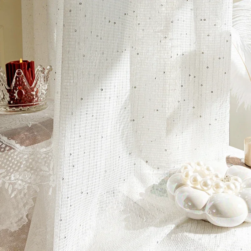 French Sheer Curtains for Livi – Sequin Fabric Panel Bewertung und Preis