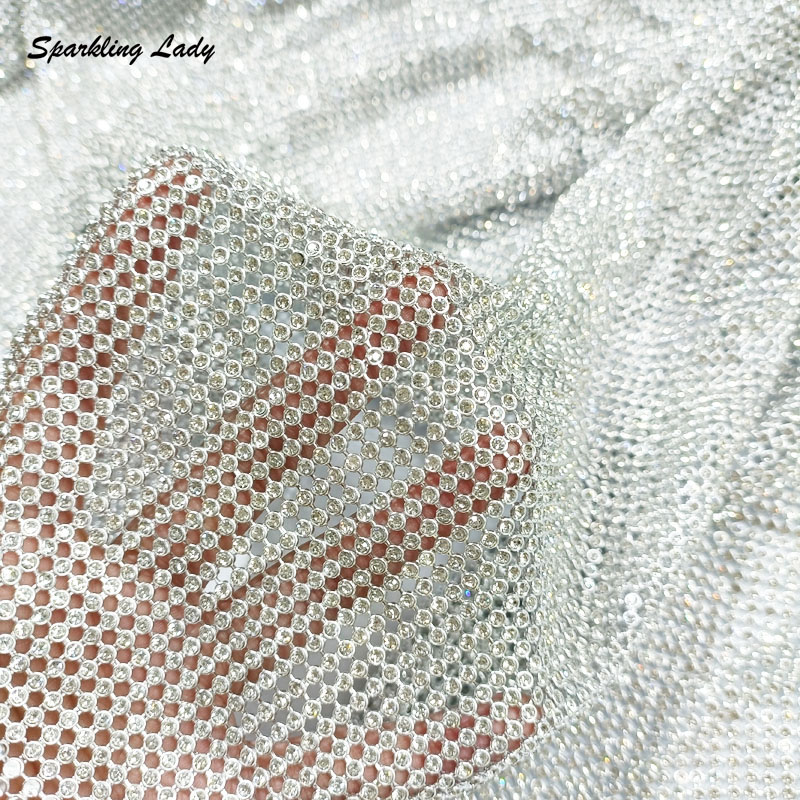 3MM Fashion Metal Rhinestone F – Crystal Mesh Fabric Bewertung und Preis