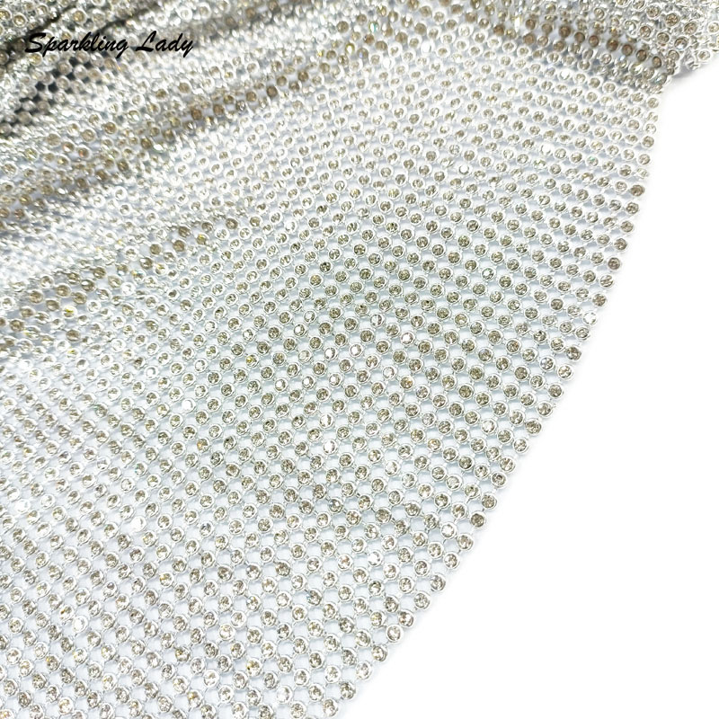 3MM Fashion Metal Rhinestone F – Crystal Mesh Fabric Bewertung und Preis