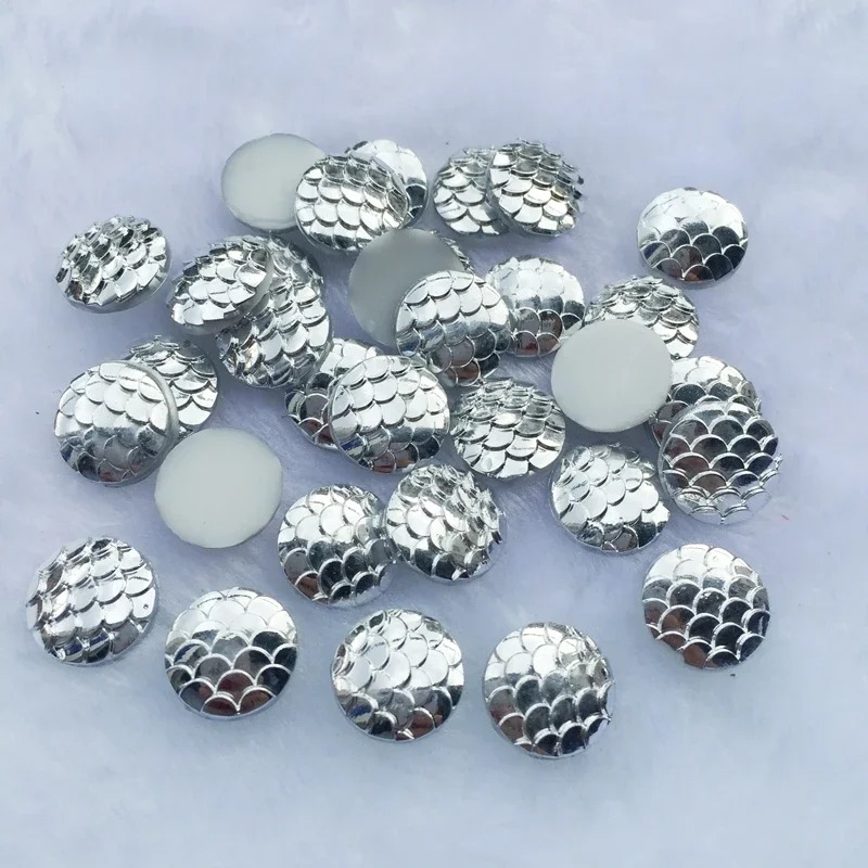 80pcs 12mm Mermaid Fish Scale  – Embellishment Glue Craft Bewertung und Preis