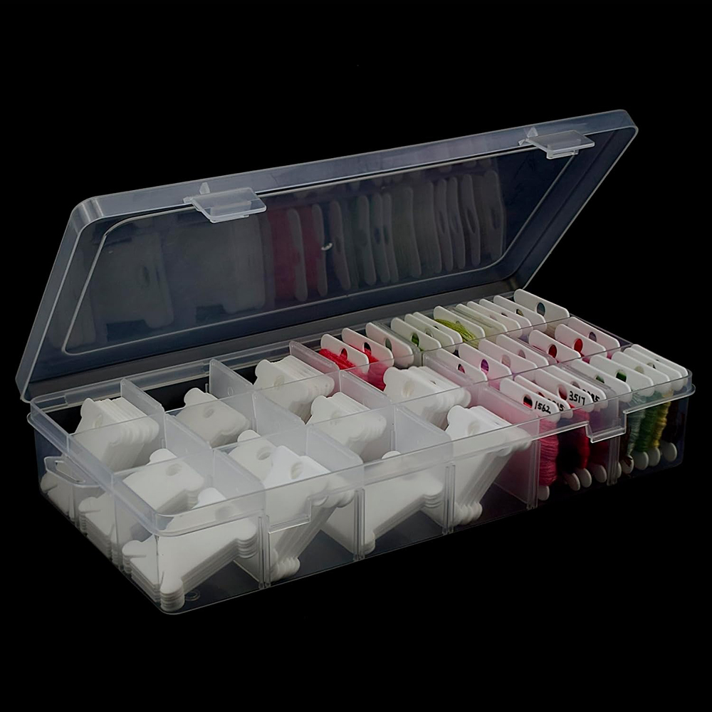 Embroidery Floss Organizer 18  – Craft Embellishment Storage Bewertung und Preis