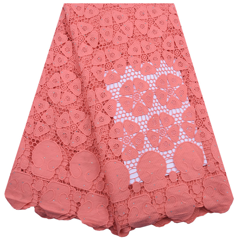 African Guipure Lace Fabric Wi – Crystal Mesh Fabric Bewertung und Preis