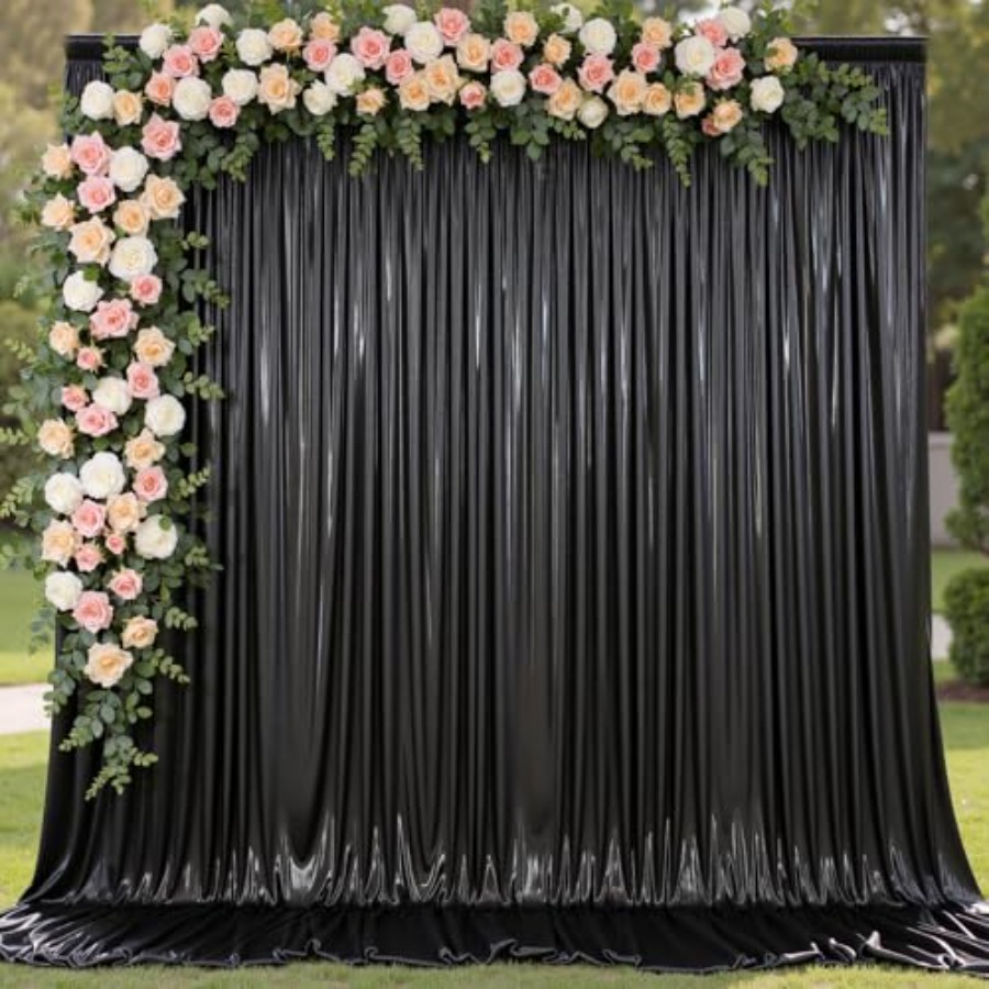 Party backdrop curtain: wrinkl – Sequin Fabric Panel Bewertung und Preis