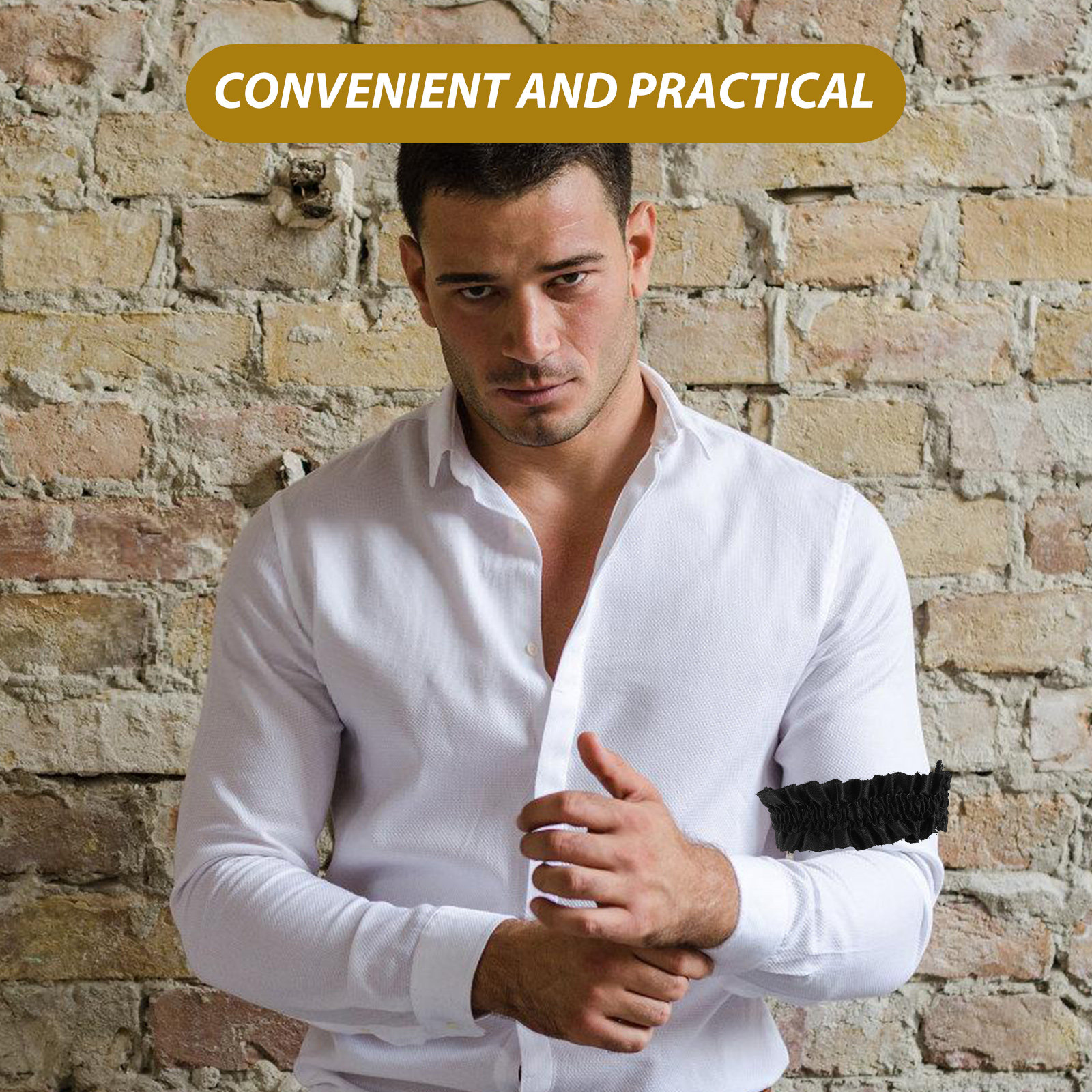 3Pairs Men's Satin Sleeve Gart – Elastic Lace Trim Bewertung und Preis