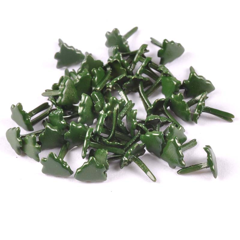 50pcs Mini Christmas Tree Brad – Christmas Craft Embellishment Bewertung und Preis