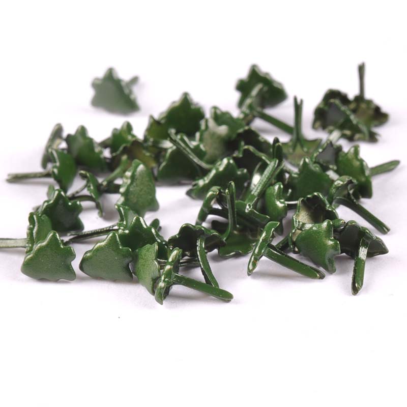50pcs Mini Christmas Tree Brad – Christmas Craft Embellishment Bewertung und Preis