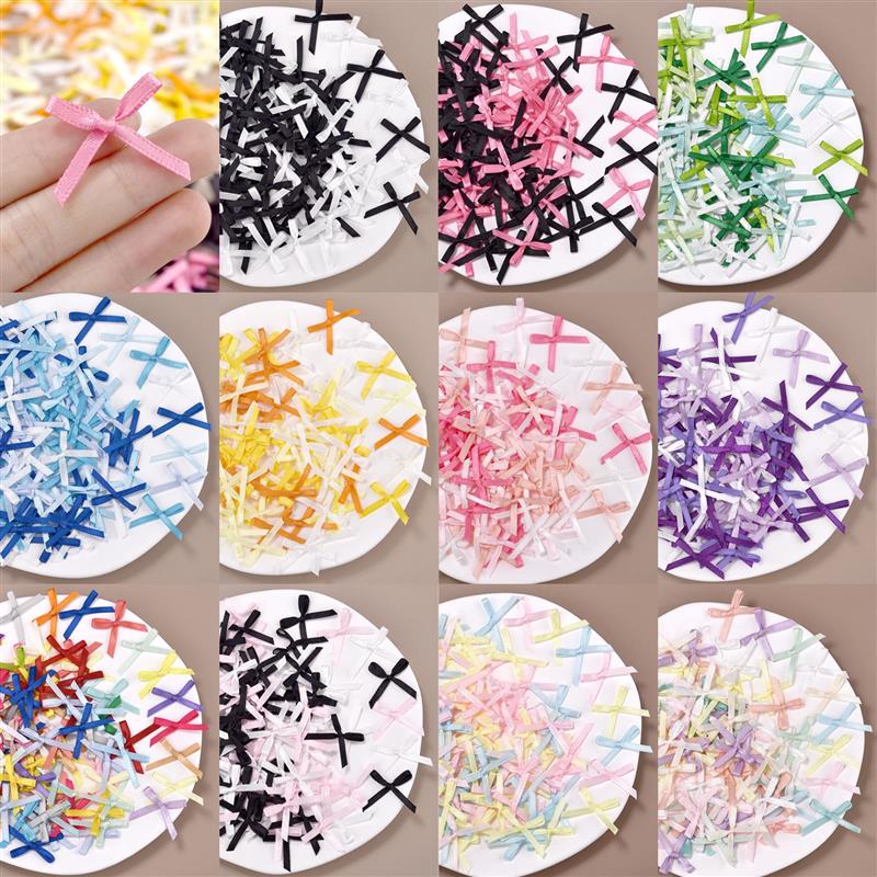100Pcs 3mm Ribbons Mini Satin  – Christmas Craft Embellishment Bewertung und Preis