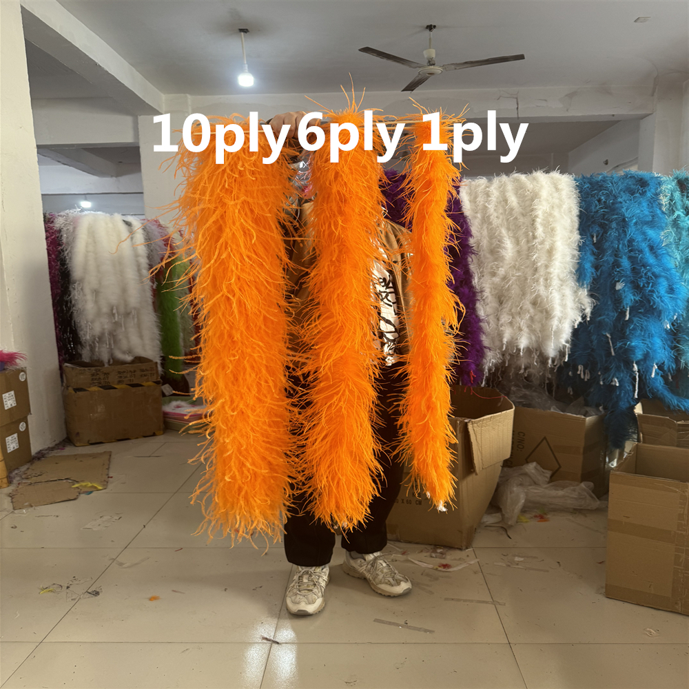 Natural Ostrich Feather Boa 1  – Feather Trim Marabou Bewertung und Preis