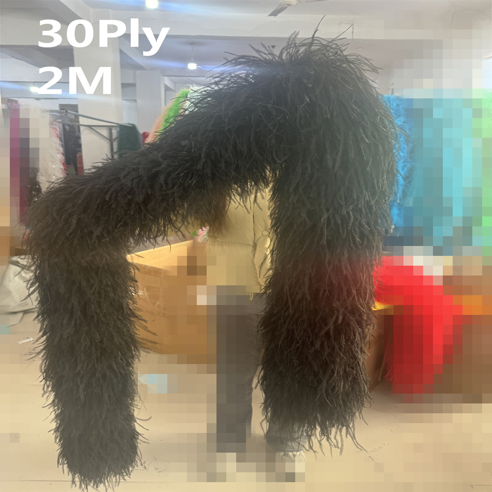 Natural Ostrich Feather Boa 1  – Feather Trim Marabou Bewertung und Preis
