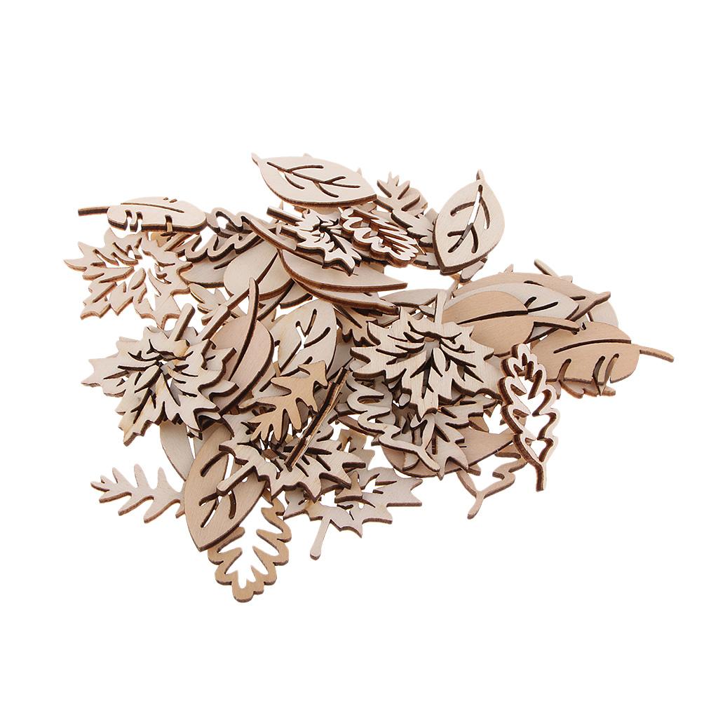 50 Pieces Wooden Leaves Embell – Christmas Craft Embellishment Bewertung und Preis