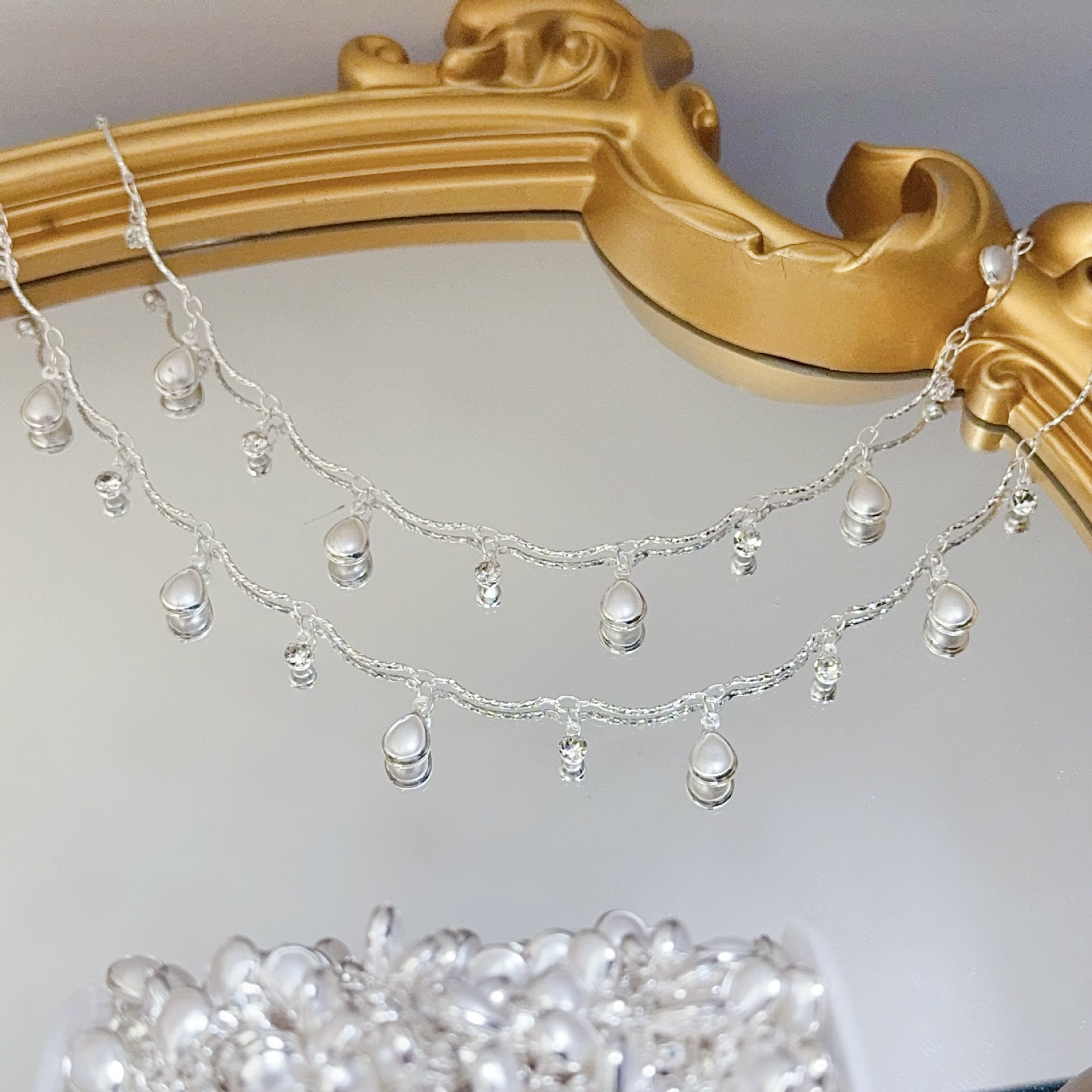 0.5/1/2M Exquisite Curved Stic – Pearl Trim Chain Bewertung und Preis