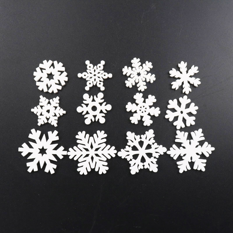 20Pcs Wooden Christmas Snowfla – Christmas Craft Embellishment Bewertung und Preis