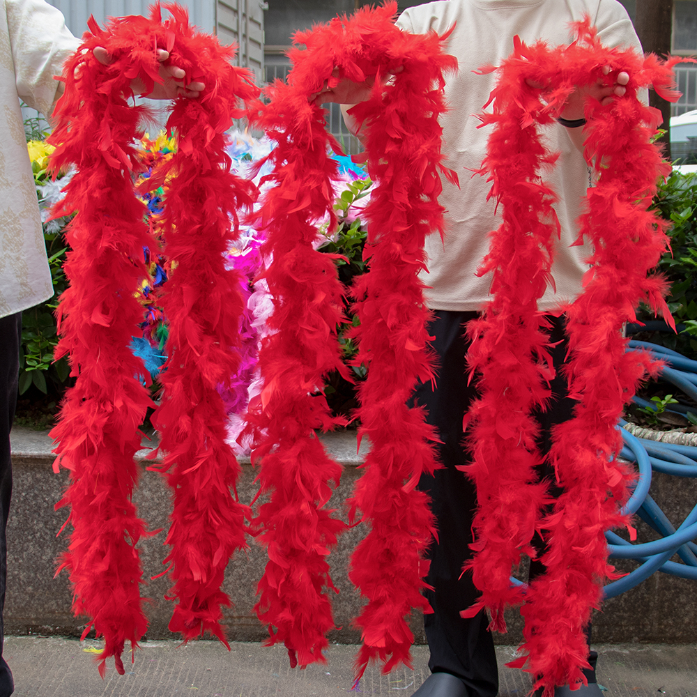 Red Marabou Feather Boa Trim F – Feather Trim Marabou Bewertung und Preis