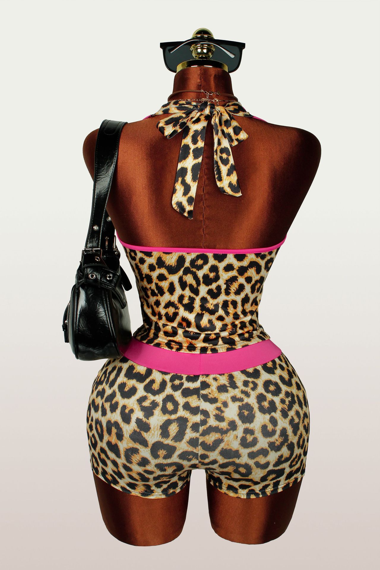 Women 2 Piece Leopard Print Ha – Elastic Lace Trim Bewertung und Preis