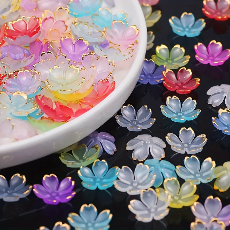 200/100pcs 15mm Colorful Acryl – Embroidery Embellishments Bewertung und Preis