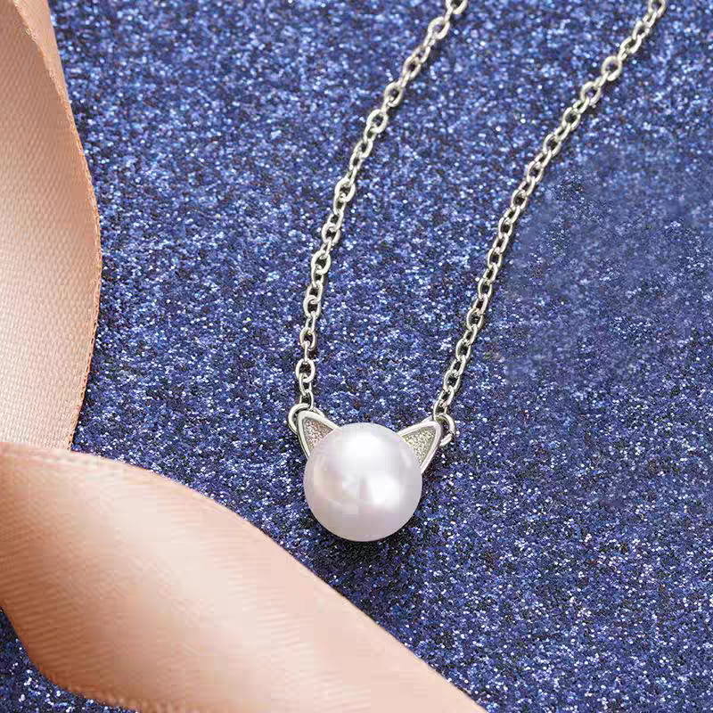 Fashion 925 Sterling Silver Je – Pearl Trim Chain Bewertung und Preis