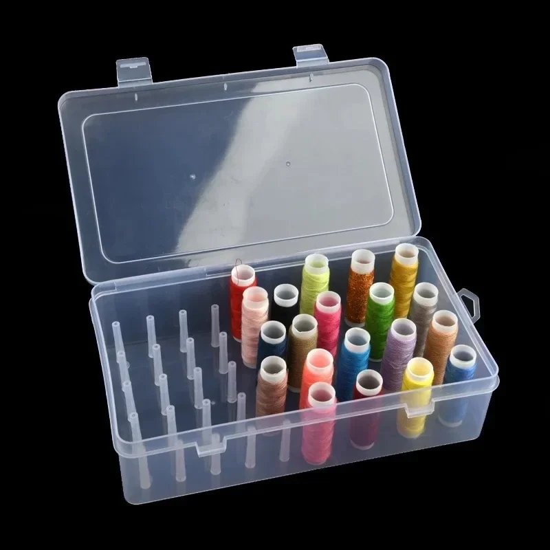 New Sewing Thread  Box 42 Piec – Craft Embellishment Storage Bewertung und Preis