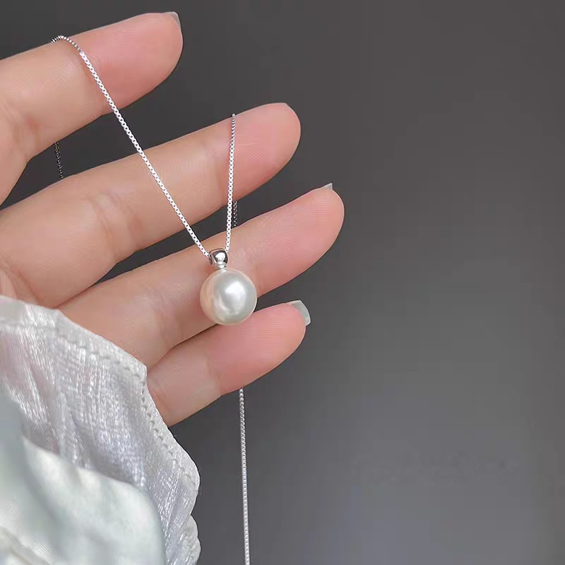 925 Sterling Silver 8mm Pearl  – Pearl Trim Chain Bewertung und Preis