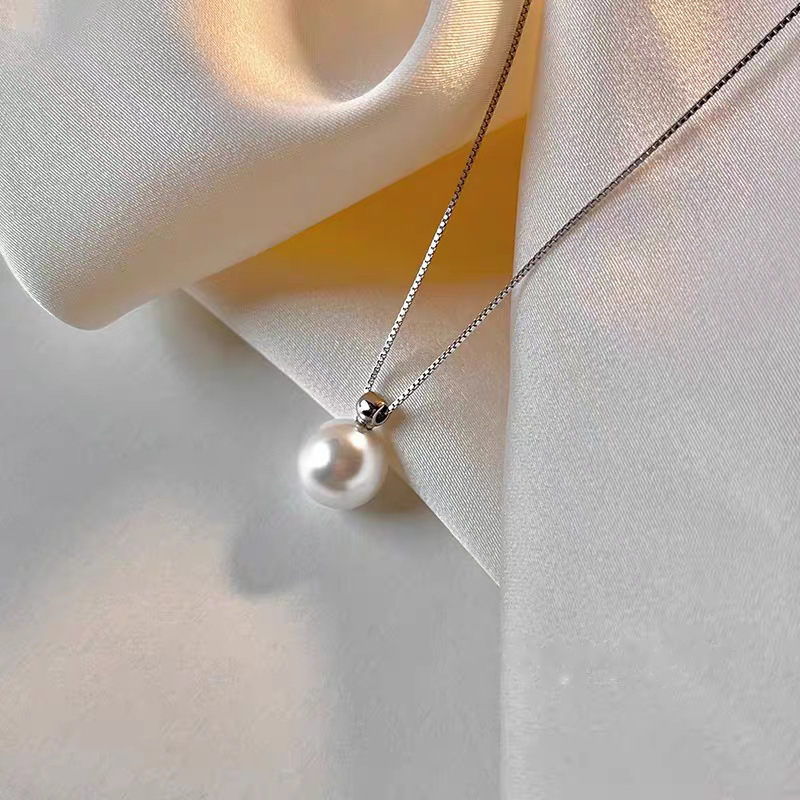 925 Sterling Silver 8mm Pearl  – Pearl Trim Chain Bewertung und Preis