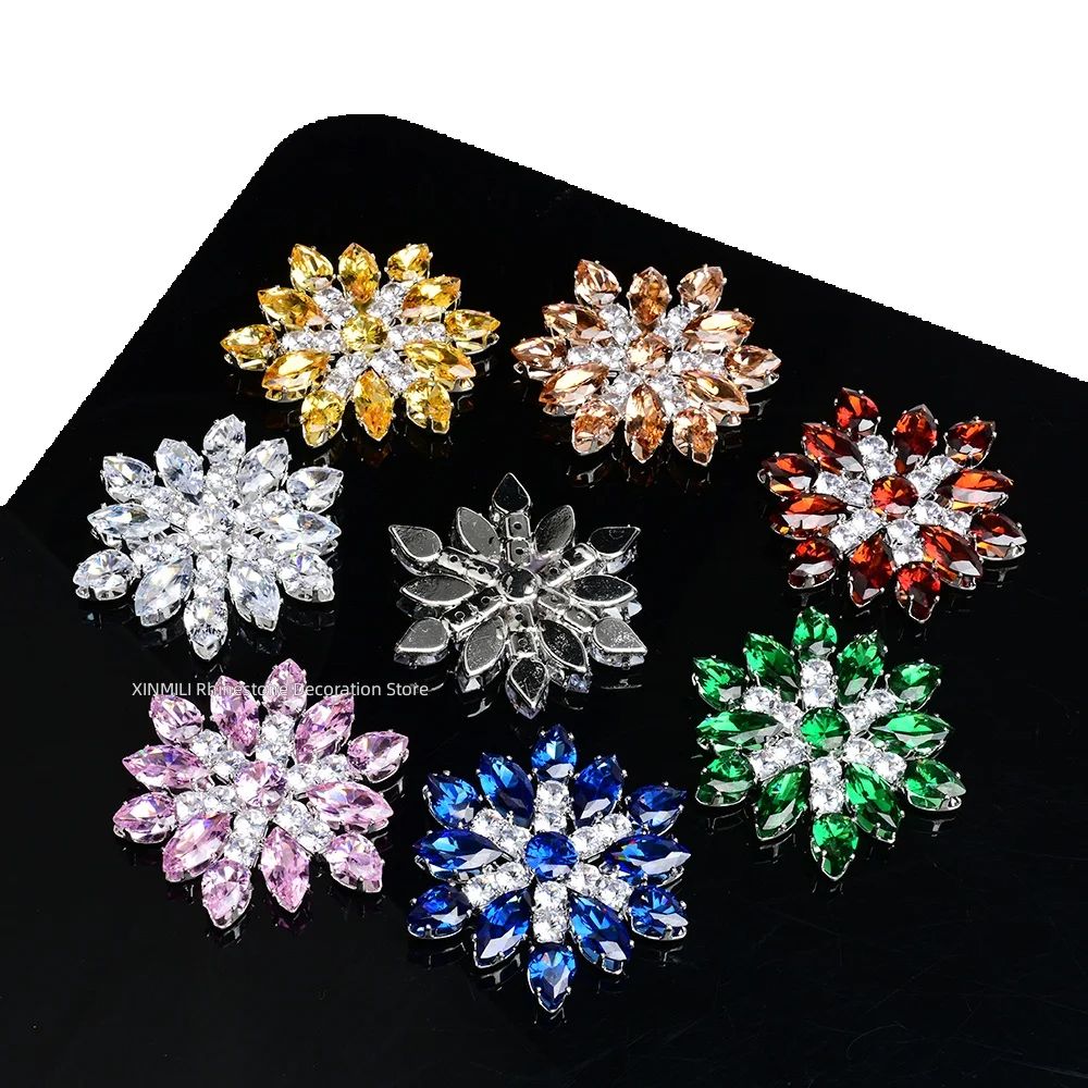 2Pcs Luxury Zircon Crystal Fla – Embellishment Glue Craft Bewertung und Preis