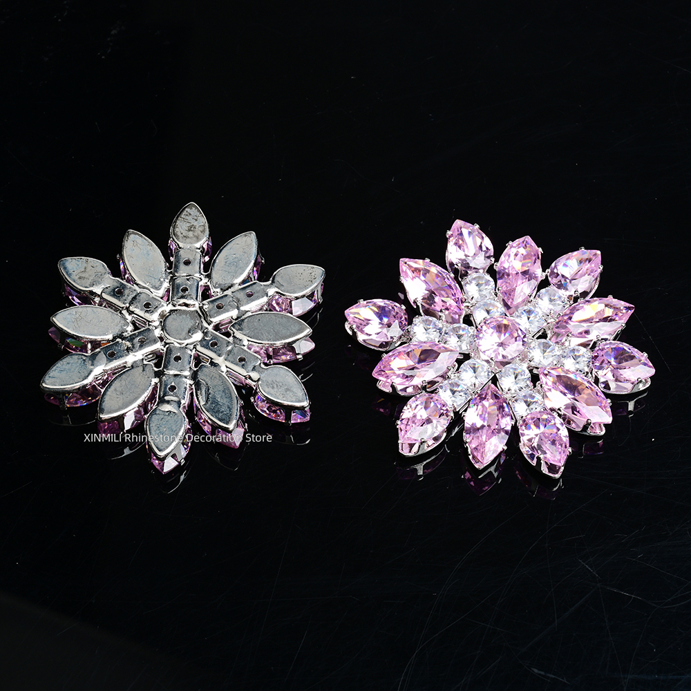 2Pcs Luxury Zircon Crystal Fla – Embellishment Glue Craft Bewertung und Preis