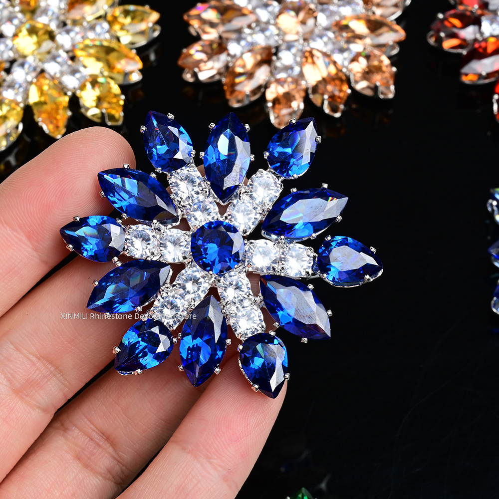 2Pcs Luxury Zircon Crystal Fla – Embellishment Glue Craft Bewertung und Preis