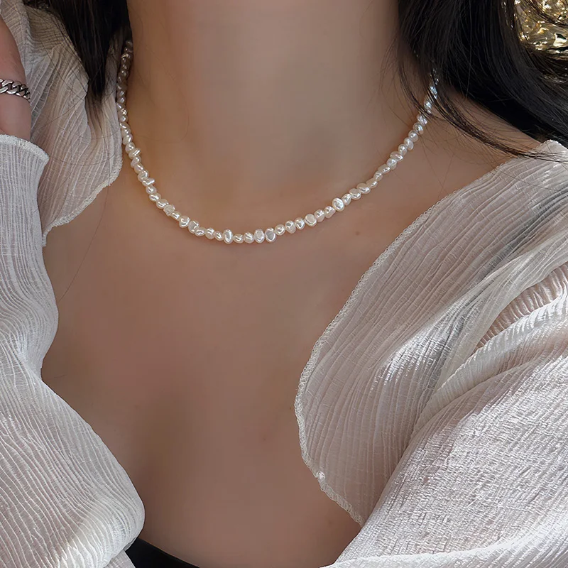 Hengsheng 4-5mm Baroque Freshw – Pearl Trim Chain Bewertung und Preis