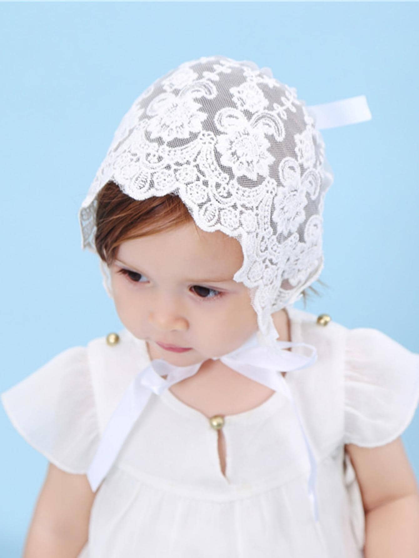Baby Lace Brim Headband Hat He – Embroidery Embellishments Bewertung und Preis