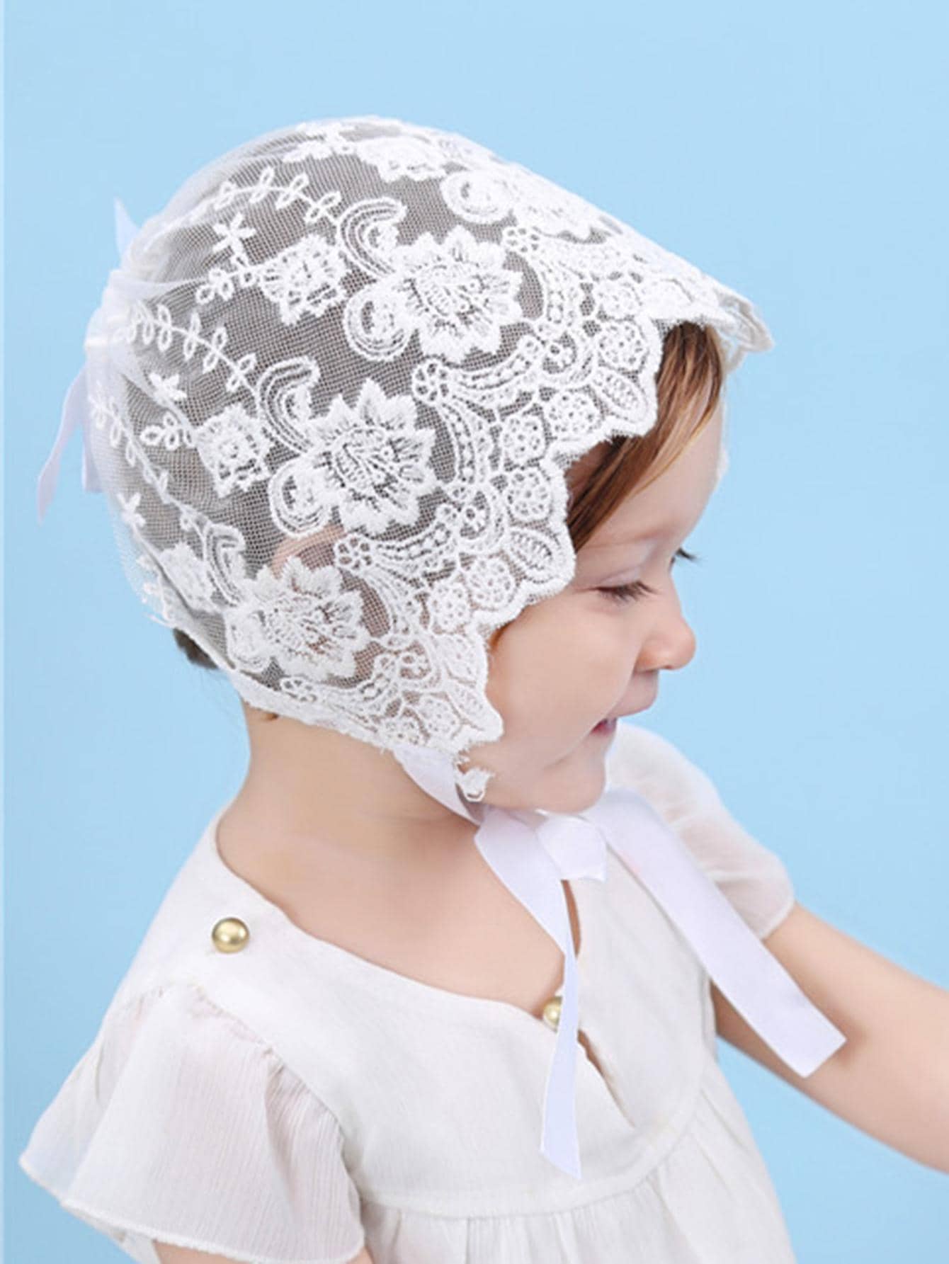 Baby Lace Brim Headband Hat He – Embroidery Embellishments Bewertung und Preis