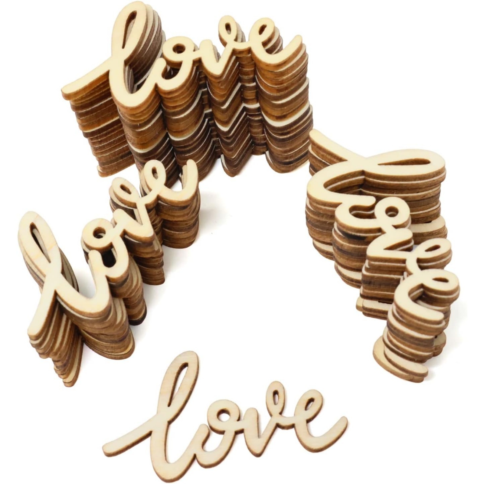 18/36 Pcs Little Love Wood Cra – Christmas Craft Embellishment Bewertung und Preis