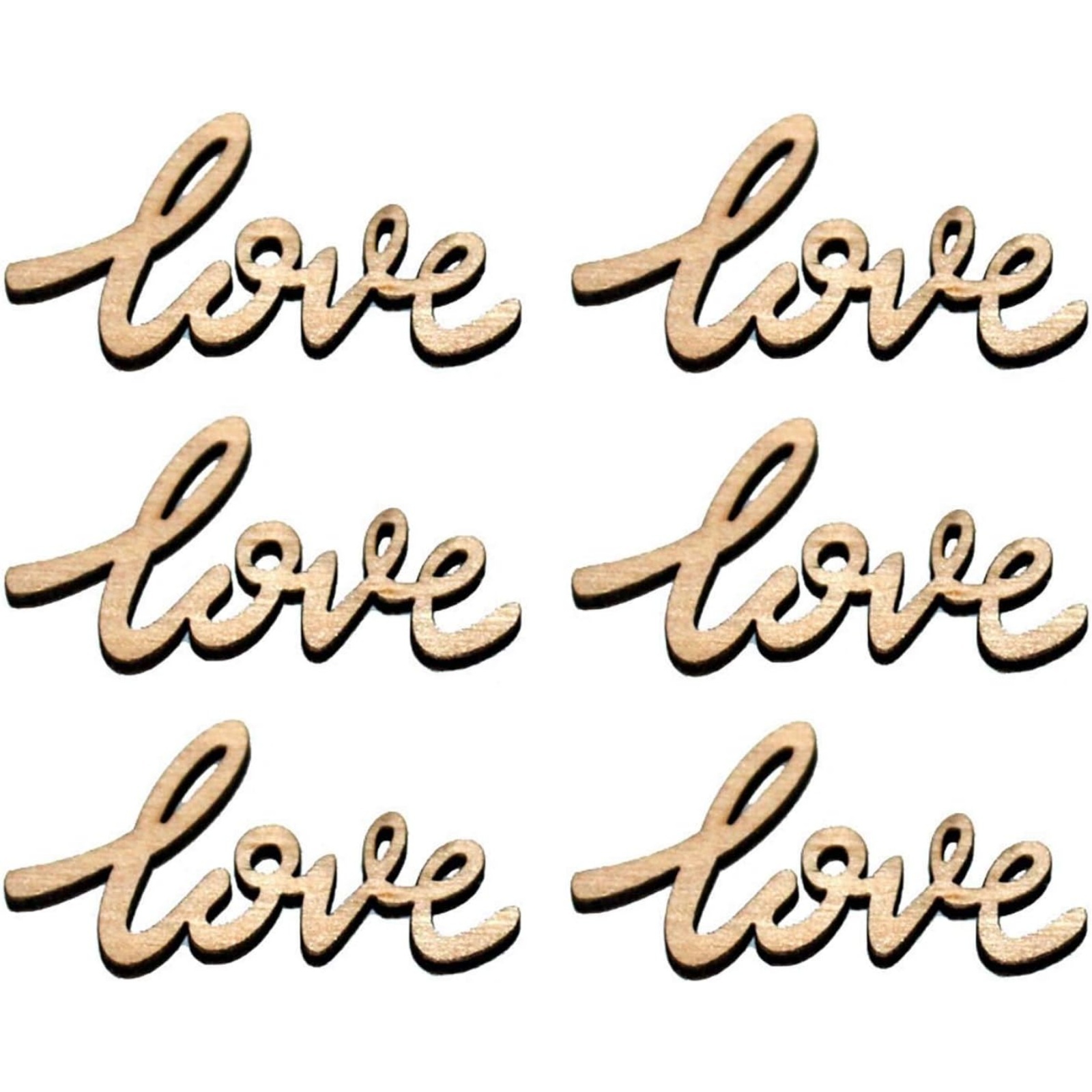 18/36 Pcs Little Love Wood Cra – Christmas Craft Embellishment Bewertung und Preis