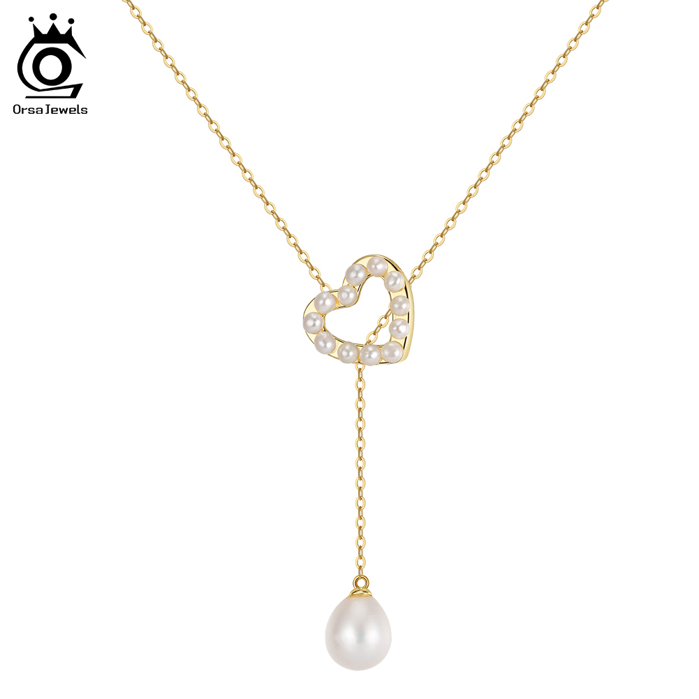 ORSA JEWELS S925 Love Heart Pe – Pearl Trim Chain Bewertung und Preis