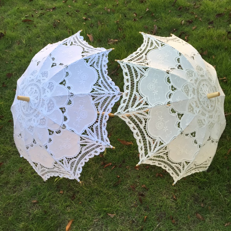 New Vintage Lace Umbrella Hand – Embroidery Embellishments Bewertung und Preis