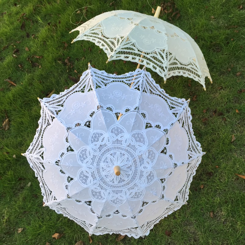 New Vintage Lace Umbrella Hand – Embroidery Embellishments Bewertung und Preis