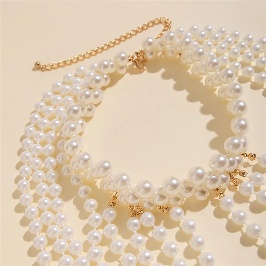Bridal Tassel Imitation Pearl  – Pearl Trim Chain Bewertung und Preis