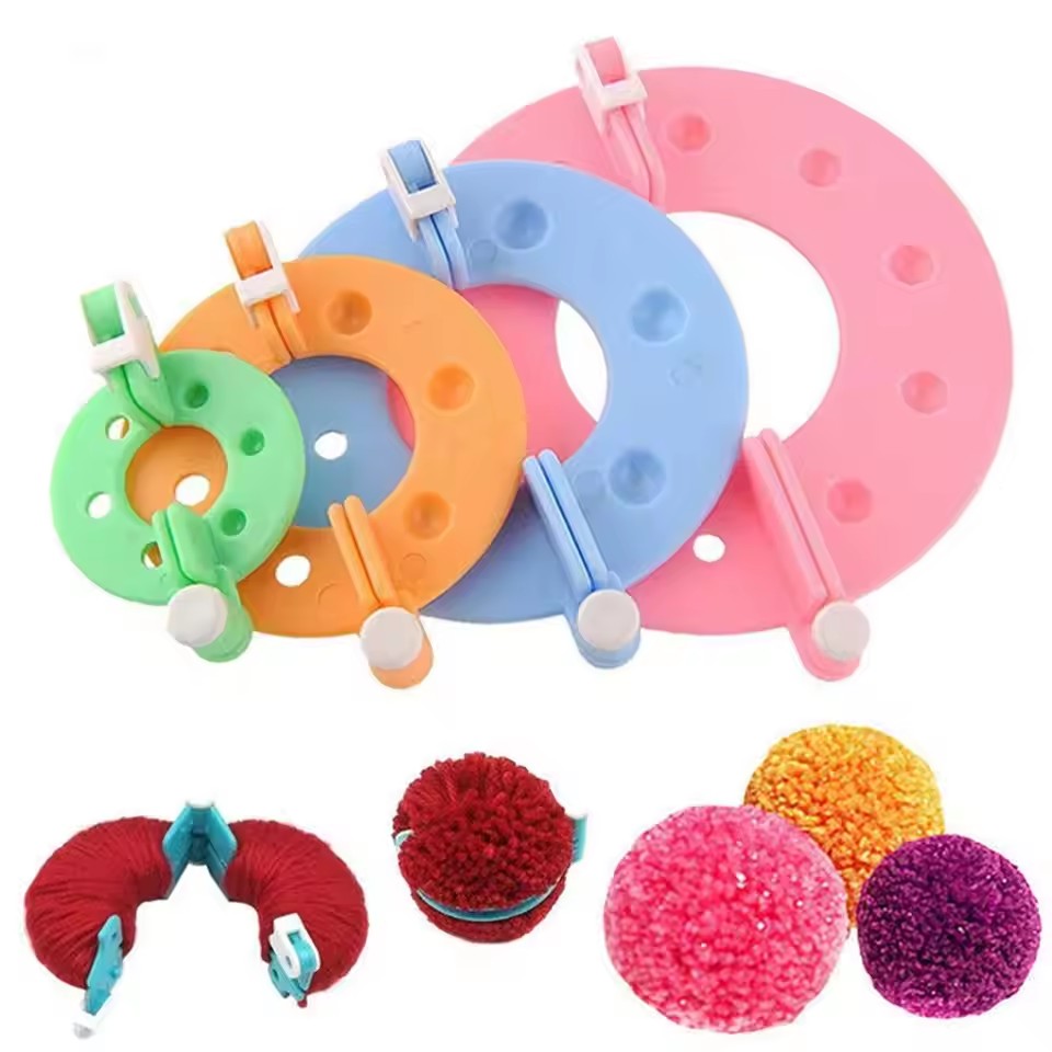 8PCS 4 Sizes Fluff Ball Weaver – Pom Pom Maker Tool Bewertung und Preis