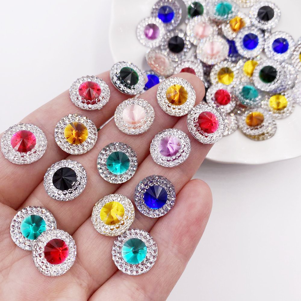 Resin 10/12/16mm Double Color  – Embellishment Glue Craft Bewertung und Preis
