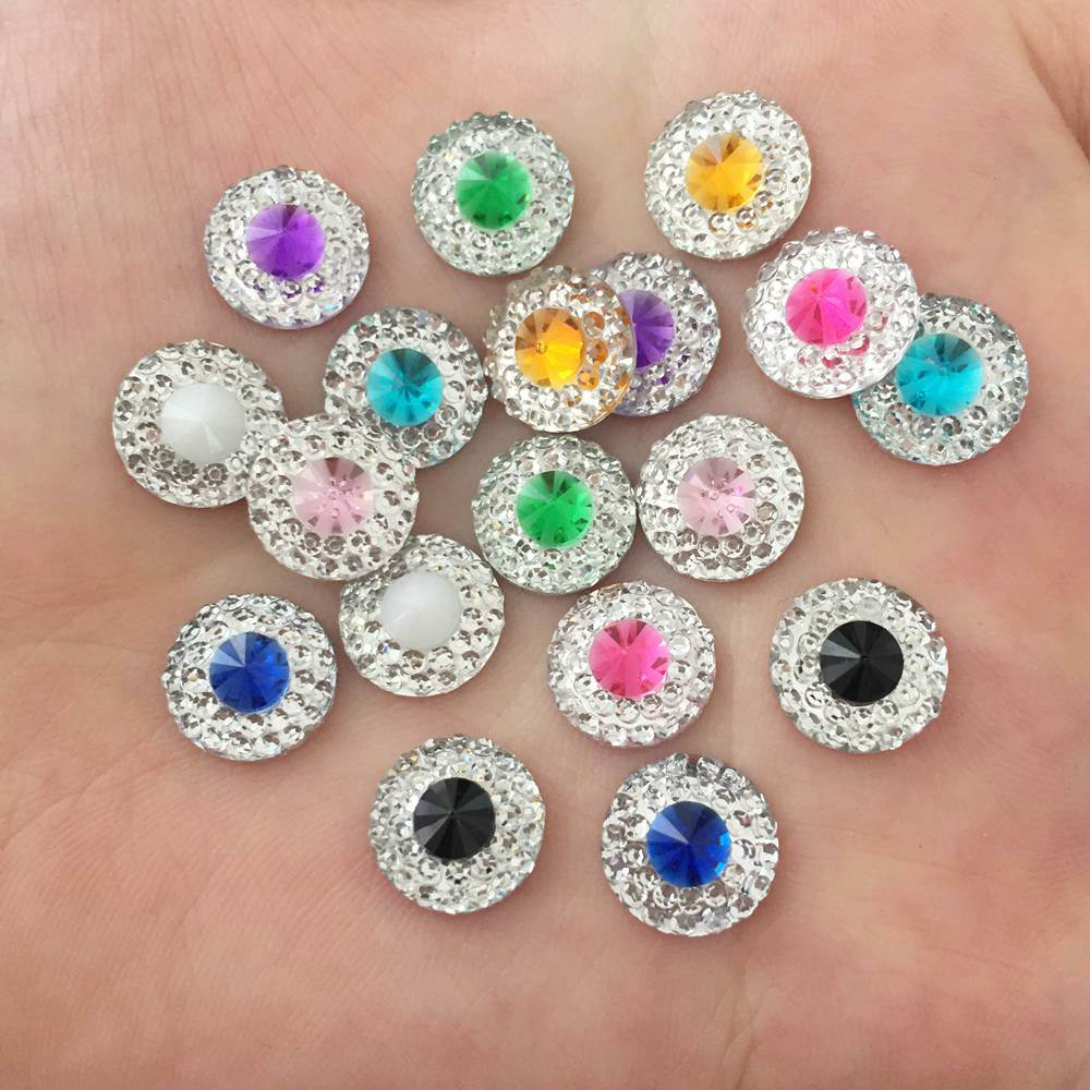 Resin 10/12/16mm Double Color  – Embellishment Glue Craft Bewertung und Preis